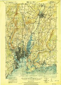New Haven 1921 topographic map thumbnail