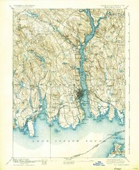 New London 1893 topographic map thumbnail