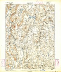 New Milford 1892 topographic map thumbnail