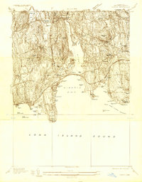 Niantic 1934 topographic map thumbnail