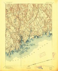Norwalk 1893 topographic map thumbnail