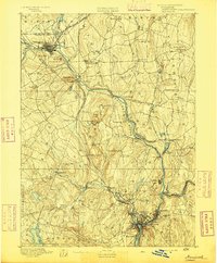 Norwich 1892 topographic map thumbnail