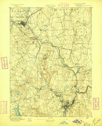 Norwich 1892 topographic map thumbnail