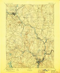 Norwich 1892 topographic map thumbnail