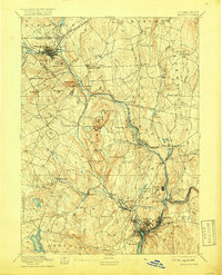 Norwich 1892 topographic map thumbnail