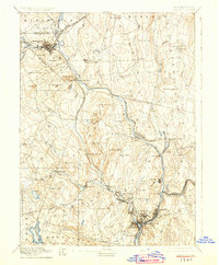 Norwich 1892 topographic map thumbnail