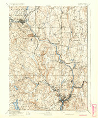 Norwich 1892 topographic map thumbnail