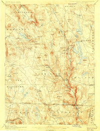 Sandisfield 1897 topographic map thumbnail