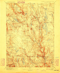 Sandisfield topographic map thumbnail