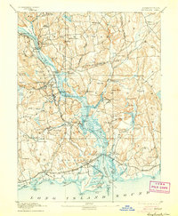 Saybrook 1893 topographic map thumbnail