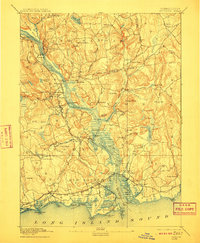 Saybrook 1893 topographic map thumbnail