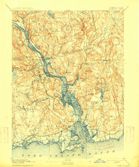 Saybrook 1893 topographic map thumbnail