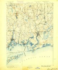 Stonington 1889 topographic map preview