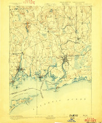 Stonington 1893 topographic map thumbnail
