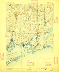 Stonington 1893 topographic map thumbnail