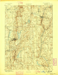 Tolland 1892 topographic map thumbnail