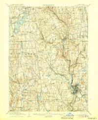 Waterbury 1904 topographic map thumbnail