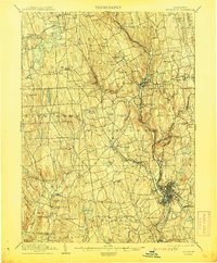 Waterbury 1904 topographic map thumbnail