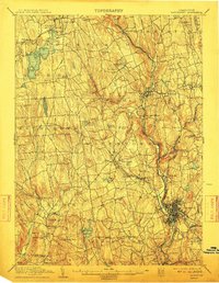 Waterbury 1904 topographic map thumbnail
