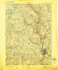 Waterbury 1904 topographic map thumbnail