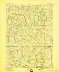 Woodstock 1892 topographic map thumbnail