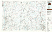 Waterbury 1985 topographic map thumbnail