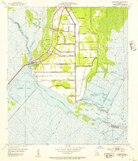 Allemands topographic map thumbnail