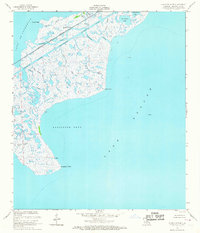 Alligator Point 1956 topographic map thumbnail