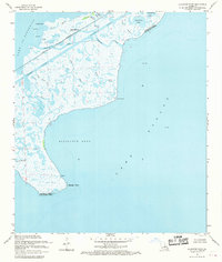 Alligator Point 1968 topographic map thumbnail