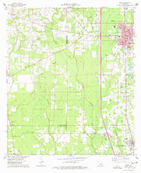 Amite 1974 topographic map thumbnail