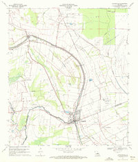 Arnaudville 1970 topographic map thumbnail