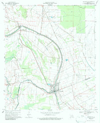 Arnaudville 1970 topographic map thumbnail
