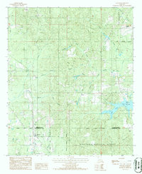 Ashland 1986 topographic map thumbnail