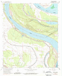 Ashly 1963 topographic map thumbnail