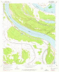 Ashly 1963 topographic map thumbnail