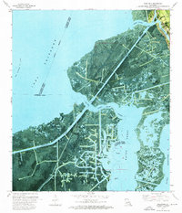 Barataria 1973 topographic map thumbnail