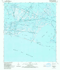 Bastian Bay 1993 topographic map thumbnail