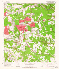 Baton Rouge East 1963 topographic map preview