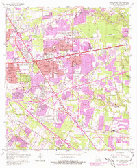 Baton Rouge East 1963 topographic map preview