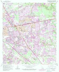 Baton Rouge East 1963 topographic map thumbnail
