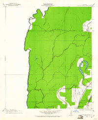 Baxter Bayou 1911 topographic map thumbnail