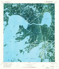 Bay Batiste 1973 topographic map thumbnail