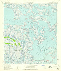 Bay Dosgris 1953 topographic map thumbnail