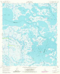 Bay Dosgris 1953 topographic map thumbnail