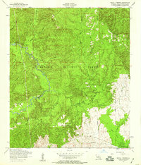 Bayou L'ivrogne 1954 topographic map thumbnail