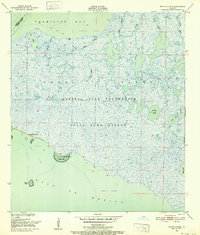 Bayou Lucien 1951 topographic map thumbnail