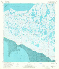 Bayou Lucien 1968 topographic map thumbnail