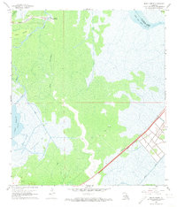 Bayou Boeuf 1962 topographic map thumbnail