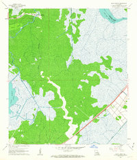 Bayou Boeuf 1962 topographic map thumbnail
