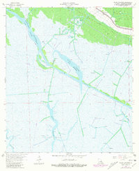 Bayou Cocodrie 1964 topographic map thumbnail